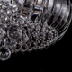 Хрустальная люстра с LED подсветкой на пульте управления на 4 лампочки в цвете хром E1691/4/CH - изображение 6