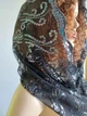 Необычный черный снуд с пайетками Lady Solomia 60х110см RC68 - изображение 3