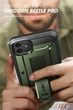 Противоударный чехол с подставкой и защитой экрана Supcase Unicorn Beetle Pro для Iphone 12 Mini (5.4") Camo Green - изображение 7