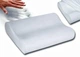 Ортопедична подушка з ефектом пам'яті, Memory Pillow Latex Pillow, ортопедична подушка для сну, біла з візерунком (X0060) - зображення 3