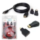 3 в 1 кабель HDMI Mini HDMI Micro HDMI адаптер HDTV - зображення 1