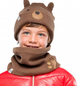 Бафф детский Buff KNITTED & FLEECE NECKWARMER FUNN Коричневий - изображение 2