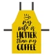 Фартух повнокольоровий Сolorful My wife is hotter than my coffee 75x51 см - зображення 1