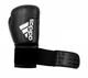 Детские боксерские перчатки Adidas Hybrid 50 (ADIH50) Black/White 6 унций - изображение 8