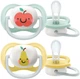 Пустушка ортодонтична Philips AVENT Ultra Air Happy 0-6м 2 шт SCF080/17 (8710103982388) - зображення 2
