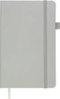 Записная книга Buromax Etalon 125x195 мм 96 листов без линовки обложка из искусственной кожи Серебрянная (BM.291060-24) - изображение 1