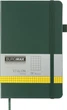 Записная книга Buromax Etalon 125x195 мм 96 листов в клетку обложка из искусственной кожи Зеленая (BM.291160-04) - изображение 1