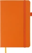 Записная книга Buromax Etalon 125x195 мм 96 листов в клетку обложка из искусственной кожи Оранжевая (BM.291160-11) - изображение 2
