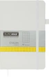 Записная книга Buromax Etalon 125x195 мм 96 листов в клетку обложка из искусственной кожи Белая (BM.291160-12) - изображение 1