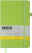 Записная книга Buromax Etalon 125x195 мм 96 листов в клетку обложка из искусственной кожи Салатовая (BM.291160-15) - изображение 1