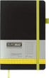 Записная книга Buromax Concept 125x195 мм 96 листов в клетку обложка из искусственной кожи Желтая (BM.291162-08) - изображение 1