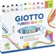 Фломастеры толстые Giotto Turbo Giant, 12 шт, разные цвета - изображение 1