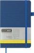 Записная книга Buromax Tweed 125x195 мм 96 листов в клетку обложка из искусственной кожи Синяя (BM.291163-02) - изображение 1