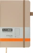 Записная книга Buromax Etalon 125x195 мм 96 листов в линию обложка из искусственной кожи Золотая (BM.291260-23) - изображение 1
