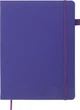 Записная книга Buromax Etalon 190x250 мм 96 листов в клетку обложка из искусственной кожи Фиолетовая (BM.292160-07) - изображение 2