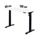 Компьютерный стол с регулируемой высотой Hi-tech 120x60 | White - изображение 4