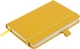 Записная книга Buromax Etalon 95x140 мм 96 листов в клетку обложка из искусственной кожи Желтая (BM.296160-08) - изображение 3