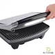 Электрический гриль Lexical LSM 2506 - 2000 W Контактный прижимной от сети - электро-гриль для приготовления мяса стейков овощей и рыбы с гранитным покрытием, Серебристый - изображение 3
