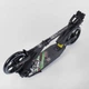 Детский двухколесный самокат Best Scooter 33006 со складной конструкцией, передним и задним амортизатором, Черно-зеленый - изображение 6