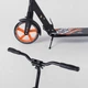 Детский двухколесный самокат Best Scooter 73133 со складной конструкцией, передним и задним амортизатором, Черно-оранжевый - изображение 3