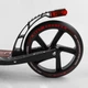 Детский двухколесный самокат Best Scooter 41775 со складной конструкцией, передним амортизатором и тормозом со светом, Черно-красный - изображение 5
