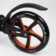 Детский двухколесный самокат Best Scooter 23023 со складной конструкцией, передним и задним амортизатором, Черно-оранжевый - изображение 5