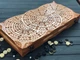 Нарди ручної роботи STRYI, ексклюзивне різьблення по дереву, 60*30 см, Н-030 - зображення 6