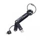 Брелок-адаптер USB/micro USB черный Германия 410453 - изображение 1