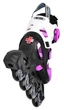 Micro ролики NEW Shaper purple-white 25-28 - изображение 2