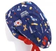Медицинская шапочка женская HeadwearUniverse универсальная принт аптечка на синем - изображение 3