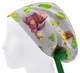 Медицинская шапочка женская HeadwearUniverse универсальная принт динозавры на сером - изображение 2