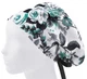 Медицинская шапочка женская HeadwearUniverse универсальная принт шиповник на белом - изображение 2