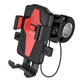 Холдер Hoco CA73 Flying one-touch bicycle and motorcycle universal holder Black & Red - изображение 1
