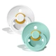 Пустышка BIBS Mint+White 0-6 мес. 2 шт. - изображение 1