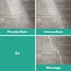 Душова лійка HANSGROHE Pulsify Select S EcoSmart із кнопкою 105мм пластик бронза 24111140 - зображення 3