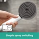 Душова лійка HANSGROHE Pulsify Select Relaxation EcoSmart із кнопкою 105мм пластик біла 24111700 - зображення 4