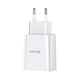 Зарядка для телефона сетевая BASEUS Speed Mini Dual U Charger (2USB, 2A, 10.5W). White - изображение 4