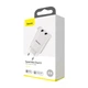 Зарядка для телефона сетевая BASEUS Speed Mini Dual U Charger (2USB, 2A, 10.5W). White - изображение 5