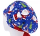 Медицинская шапочка женская HeadwearUniverse универсальная принт Санта на синем - изображение 3