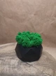 Кашпо со стабилизированным мхом "LotGran Black" - изображение 2
