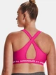 Спортивный топ для бега женский Under Armour UA Crossback Mid Bra 1361034-695 XS Розовый (195252543914) - изображение 9