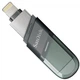 USB флеш-накопичувач SanDisk iXpand 32Gb USB-Type A 3.1 + Lightning Silver (SDIX90N-032G-GN6NN) [59660] - зображення 3
