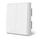 Розумний настінний вимикач Aqara Wall Light Switch D1 (Line-Neutral Double-Button) (QBKG24LM, AK046CNW01) - зображення 1