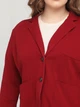 Жакет однотонный - демисезонный Lands End 60219-7 4XL (539114XL) Красный - изображение 3