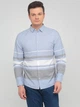 Кэжуал рубашка в полоску Jack & Jones 217305551 XL (83508XL) Голубой - изображение 1