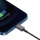 USB кабель для iPhone с разъемом Lightning BASEUS Superior Series Fast Charging Data Cable (2M, 2.4A). Black - изображение 5