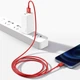 USB кабель для iPhone с разъемом Lightning BASEUS Superior Series Fast Charging Data Cable (1M, 2.4A). Red - изображение 5