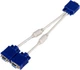 Перехідник Atcom Y-Спліттер VGA (male) - 2 VGA (female) 10 см (10800) - зображення 1