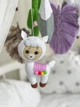 Детский мобиль на кроватку для младенцев WooolyWool «Лама-бохо» - изображение 5