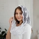 Весільний білий хомут Анабель 306 - зображення 3